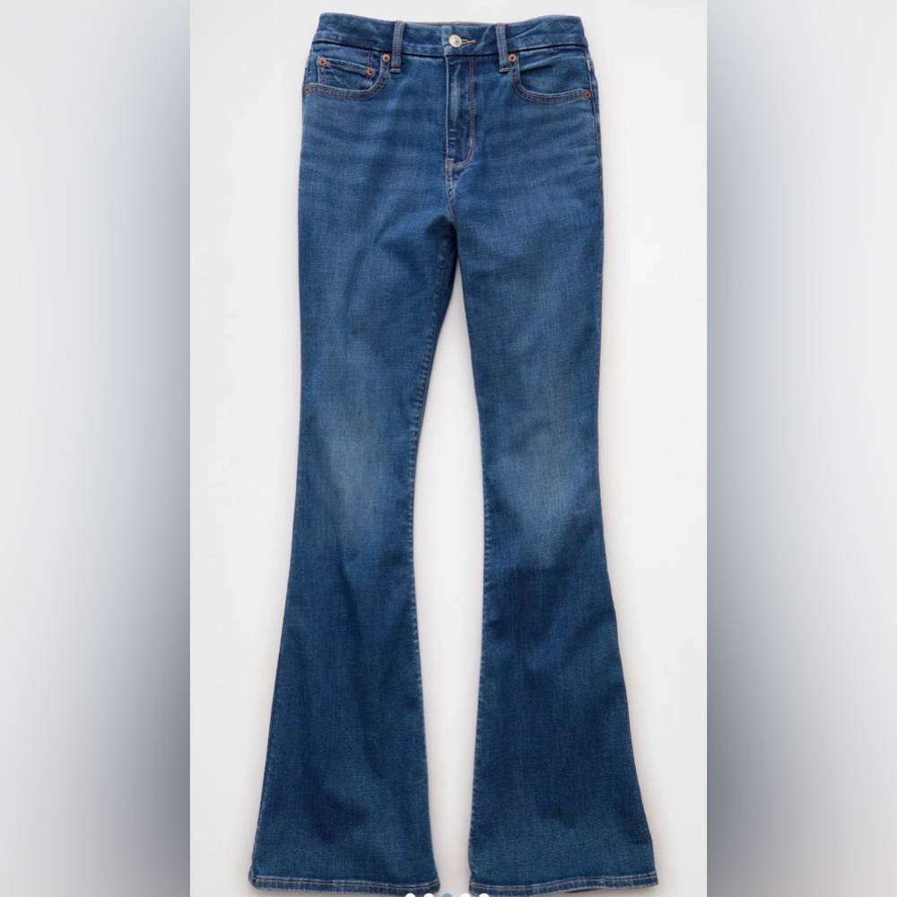 AE Next Level Curvy Super High-Waisted Flare Jean 2Long 26W